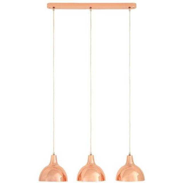 Jasper 3 Lights Copper Shade Home Dining Kitchen Lighting Ceiling Pendant Light