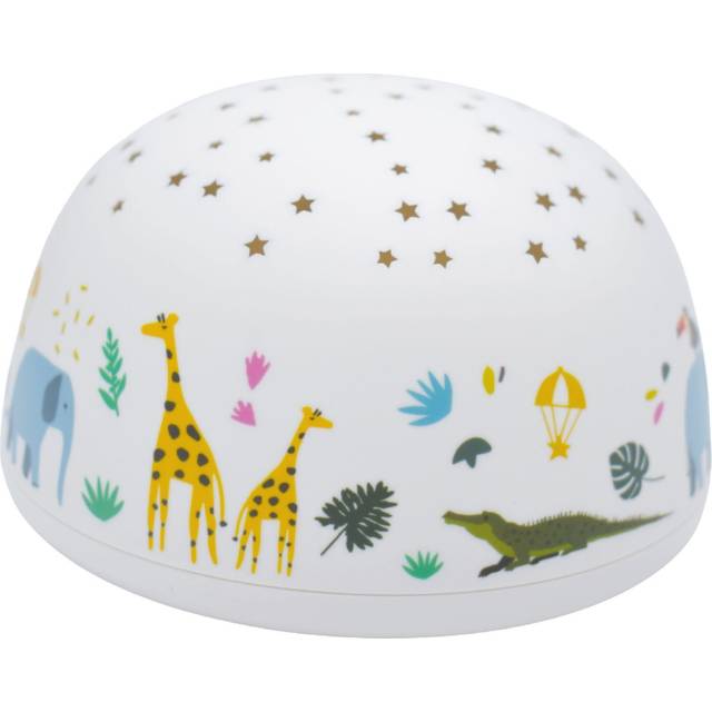 OLALA BOUTIQUE Sirius Nightlight With Starry Sky - Safari |Vit |One Size