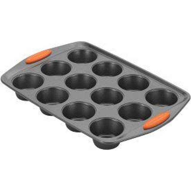 Yum-o! 12-Cup Muffin Pan - Orange Handles
