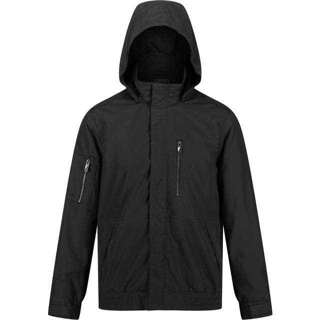 (L, Lapis Blue) Regatta Mens Feelding Linear Waterproof Bomber Jacket