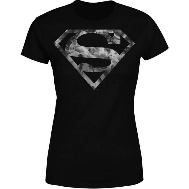 DC Originals Marble Superman Logo Men's T-Shirt - Black - 3XL
