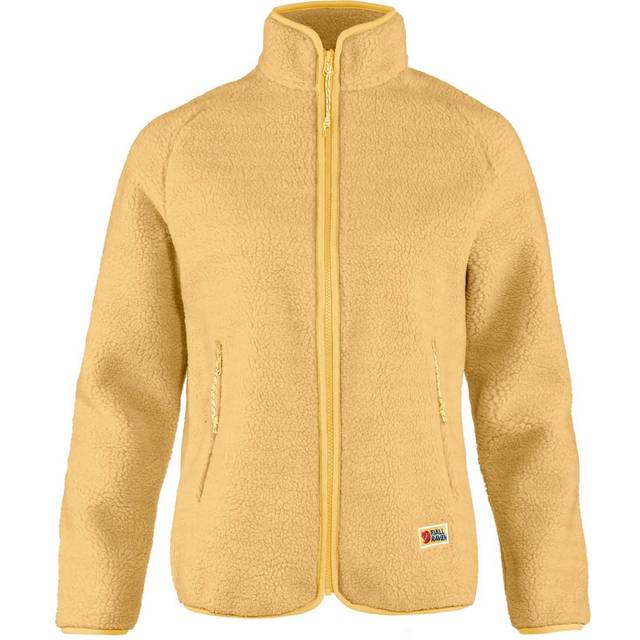 Fjällräven Women's Vardag Pile Fleece Fleecejacka Dam Storlek L Färg mais yellow