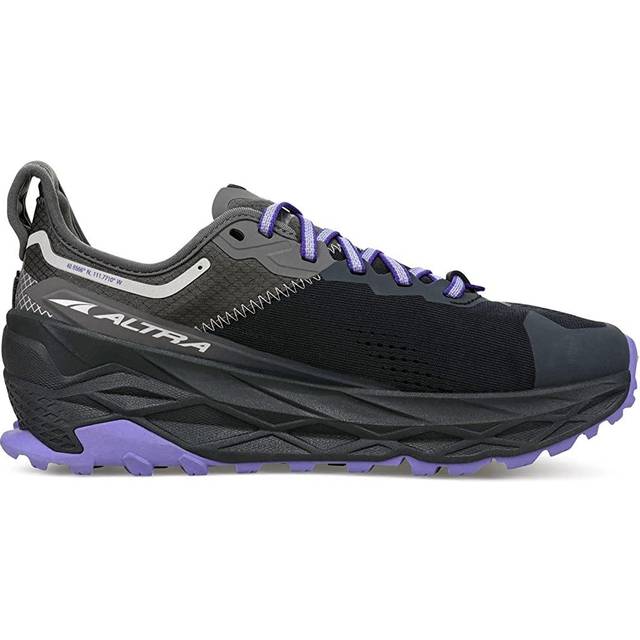 Altra Olympus 5 All Terrain Trail Womens Running Shoes | Running Trainers  | Black / Grey / Purple  | UK Size 5