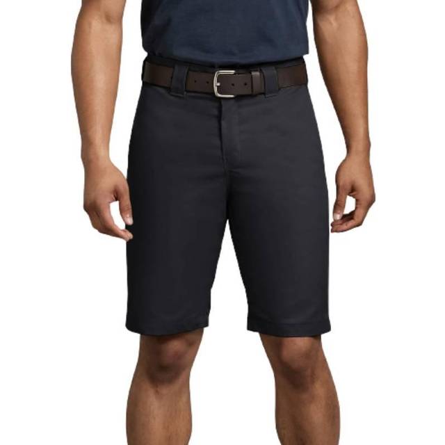 Dickies Men's 11 Inch Regular Fit Stretch Twill Work Short  Black  36