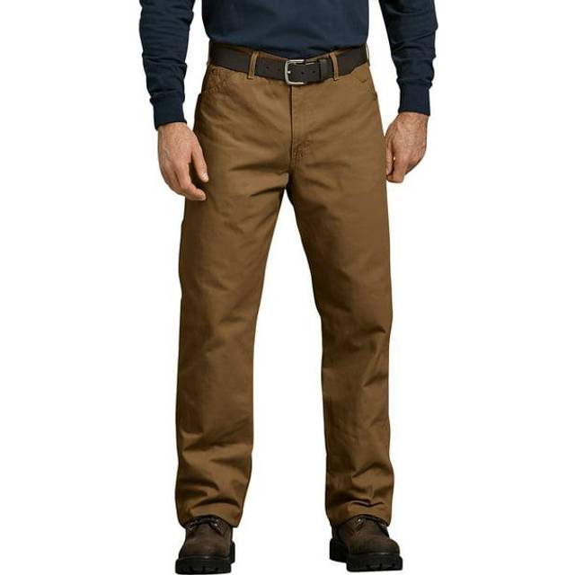 Dickies Men's Relaxed Fit Straight-Leg Duck Carpenter Jean  Slate  32W x 30L