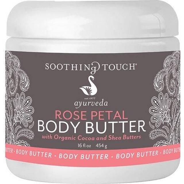 Soothing Touch Rose Petal Body Butter with Organic Cocoa and Shea Butters 13 oz