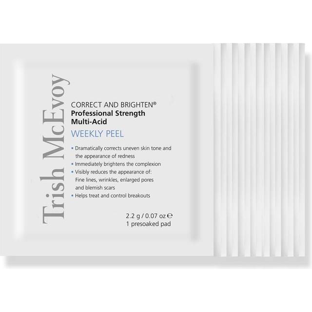 Trish Mcevoy Correct and Brighten Weekly Peel Pack of 12