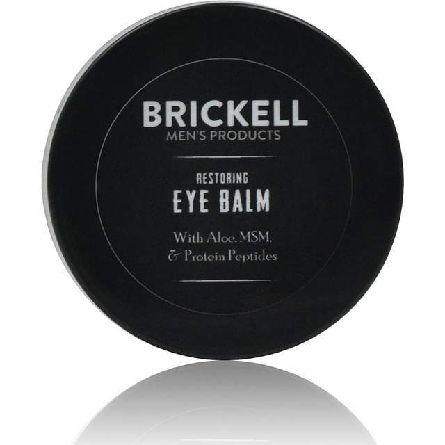 Brickell Men's Restoring Eye Cream for Men - Natural Anti Aging Eye Balm To Reduce Puffiness, Wrinkles, Dark Circles, Under Eye Bags - .5 oz