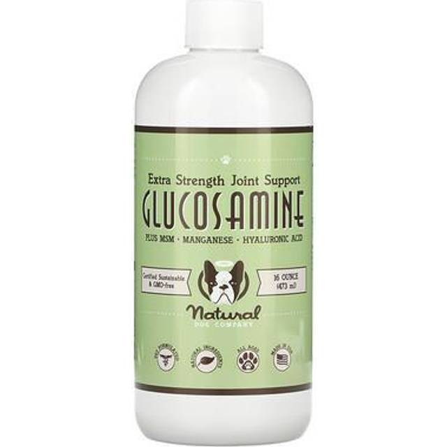 Natural Dog Company Liquid Glucosamine Hip & Joint Supplement For Dogs 16 fl oz