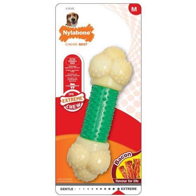 Interpet Nylabone Double Action Dog Chew Wolf