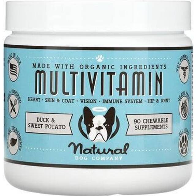 Natural Dog Company Multivitamin Supplements For Dogs 90 Soft Chews