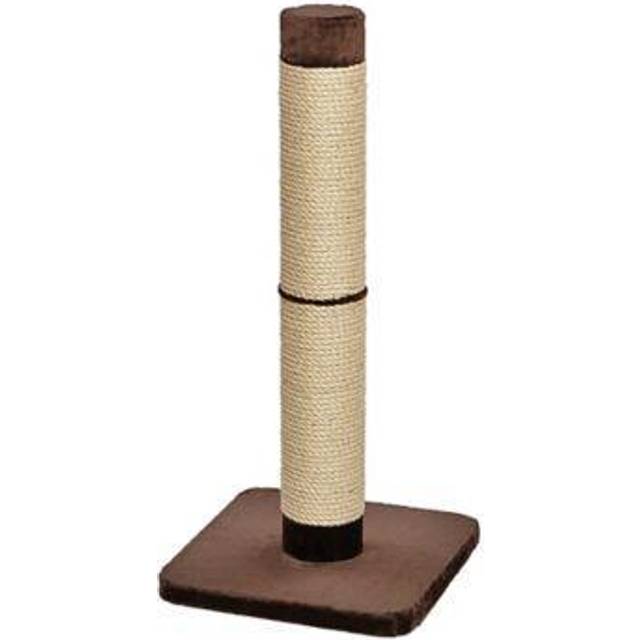 MidWest Homes for Pets Cat Scratching Post | Forte Huge Scratching Post w/Extra-Durable Sisal Wrap  Brown & Tan  Giant XXL Cat Post
