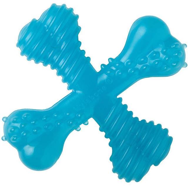Nylabone Puppy X Bone Chew Toy - 9 x 9 x 3.5cm (L x W x H)