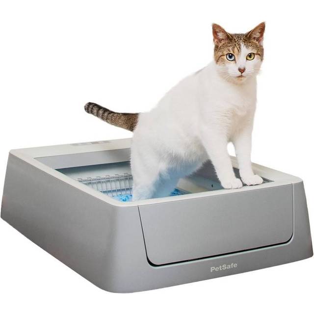 Pet Safe PAL00-16807 Scoop Free Crystal Smart Self-Cleaning Litter Box