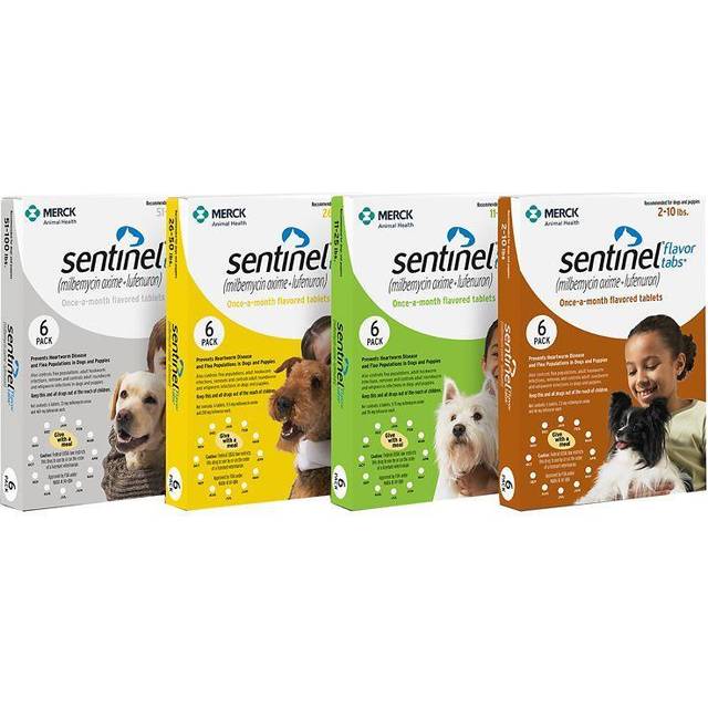 Sentinel For Dogs 51-100 Lbs (White) 6 Chews