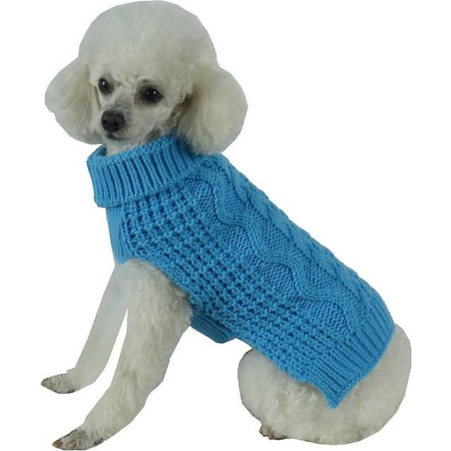 Pet Life Swivel Swirl Heavy Cable Knit Fashion Dog