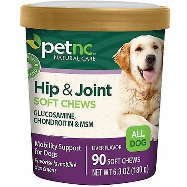 petnc NATURAL CARE, Hip & Joint, All Dog, Liver Flavour, 90 Soft Chews