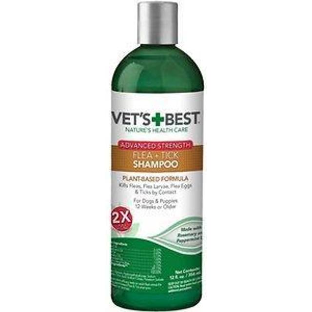 VetÃ¢s Best Flea and Tick Advanced Strength Dog Shampoo | Flea Treatment for Dogs | Flea Killer with Certified Natural Oils | 12 Ounces
