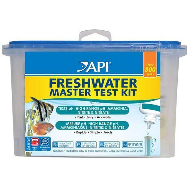 Api freshwater master test kit liquid ph ammonia nitrite nitrate for fish tank
