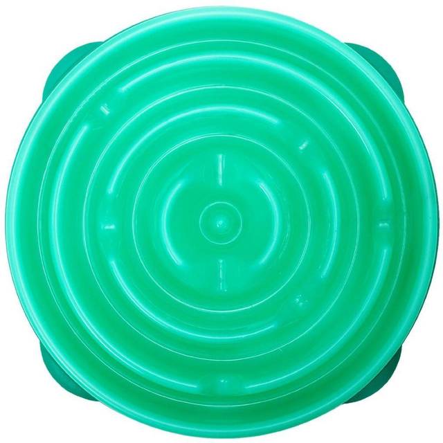 Outward Hound Fun Feeder Slo Bowl - Hundmatskål - långsam utfodring - turkos - stor/mellan