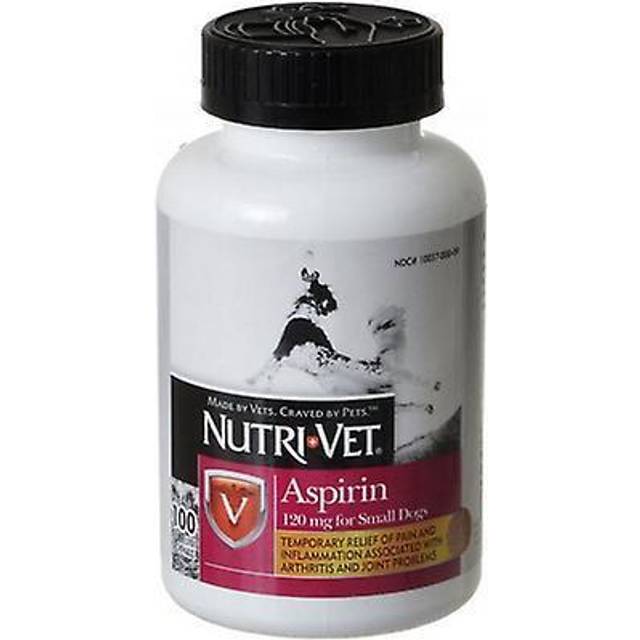 Nutri-Vet Aspirin Chewables for Small Dogs Liver 120 mg - 100 Chewables