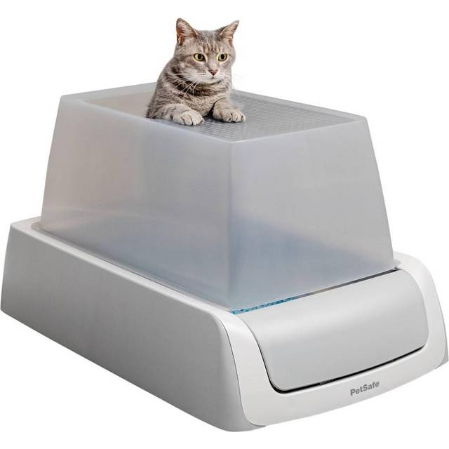 Pet Safe PAL00-16965 Scoop Free Crystal Pro Self-Cleaning Litter Box - Top Entry