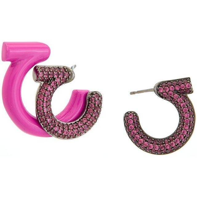 Ferragamo Mismatched Gancini Earrings