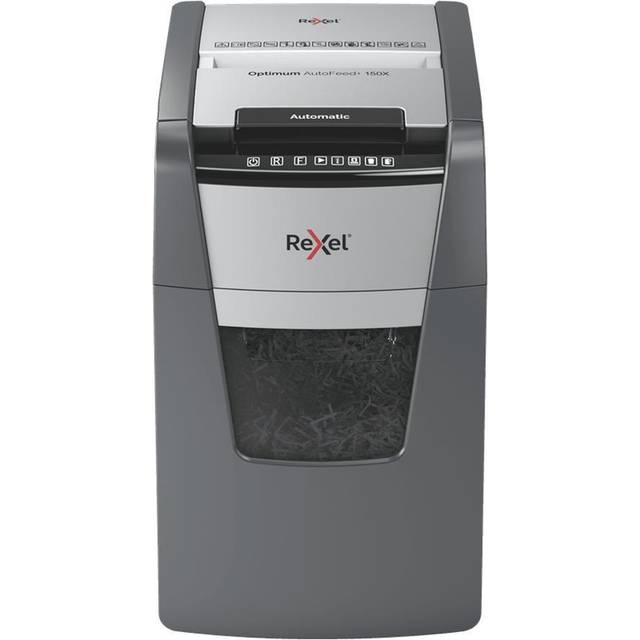 Rexel Optimum AutoFeed+ 150X Automatic Cross Cut Paper Shredder