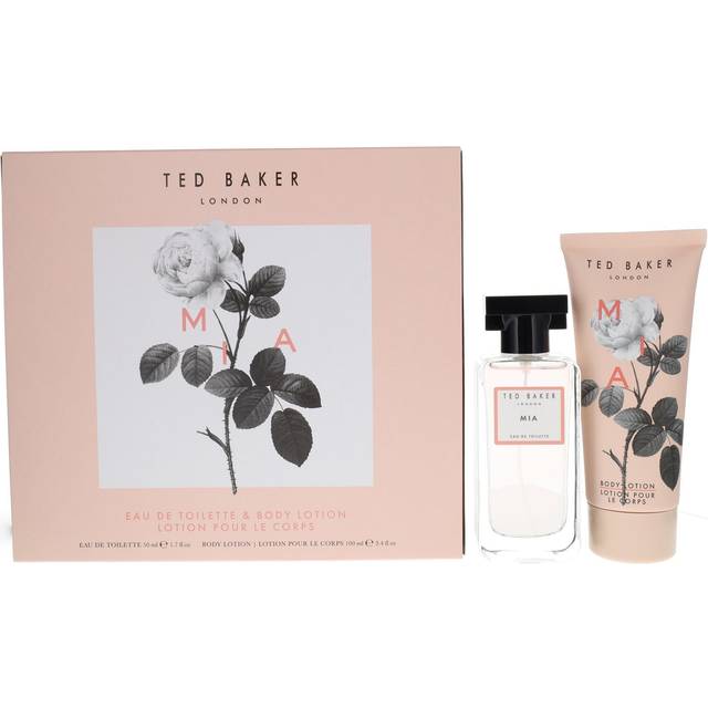 Ted Baker Mia Gift Set: Eau De Toilette 50ml Body Lotion 100ml 2 Piece