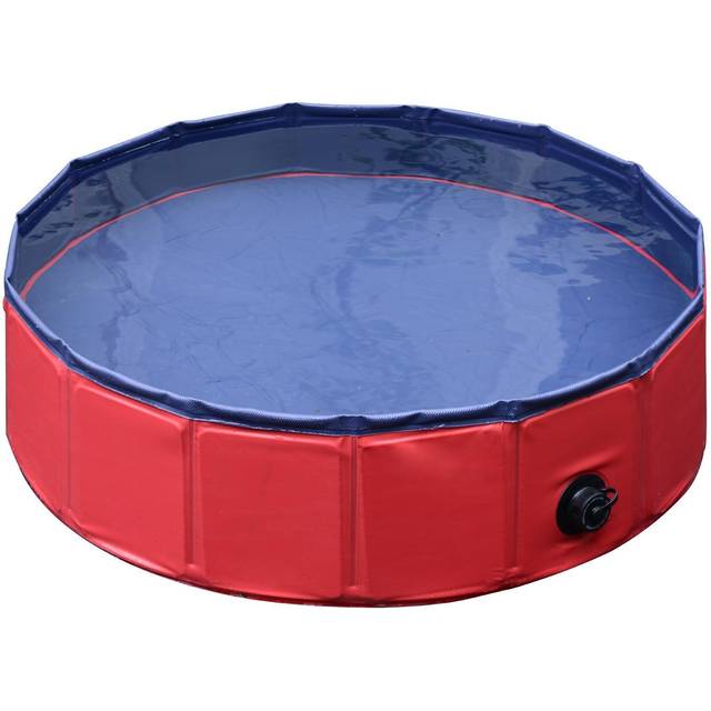 PawHut Pet Swimming Pool D01-003RD 200 x 800 x 800 mm Red