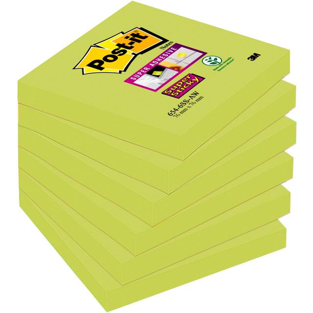 Post-it Super Sticky 76x76 Asparagus