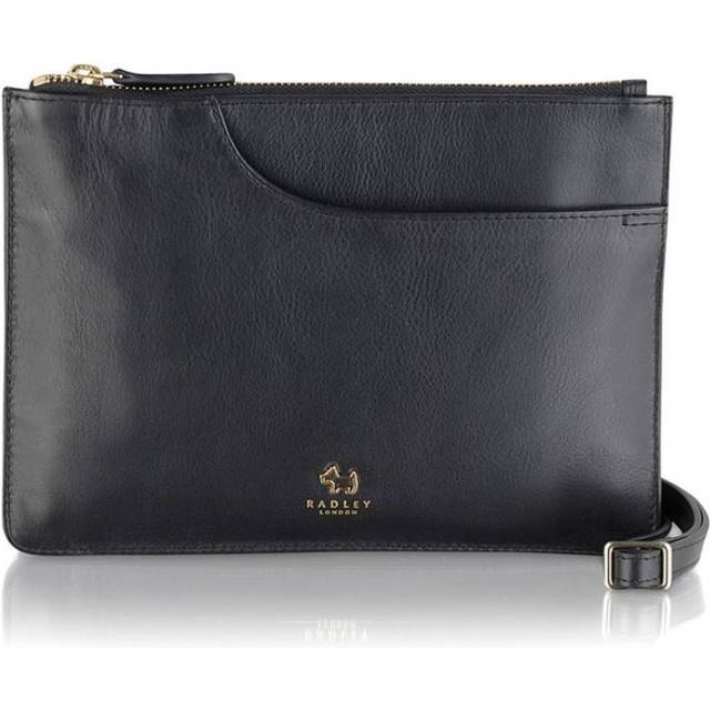 Radley Pockets Leather Medium Cross Body Bag, Black