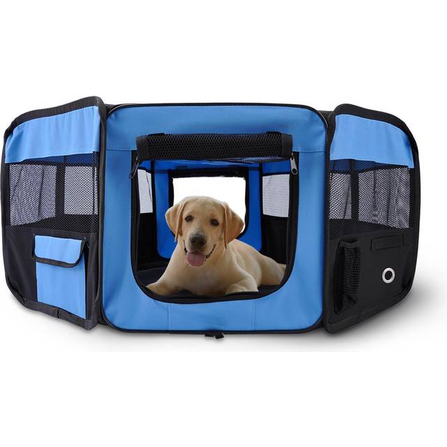 Pawhut Homcom Fabric Pet Dog Playpen 37Cm X 37Cm X 95Cm - One Colour