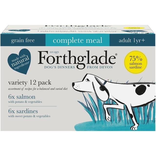 Forthglade Complete Meal Grain-Free Adult Dog - Fish Case - 12 x 395g