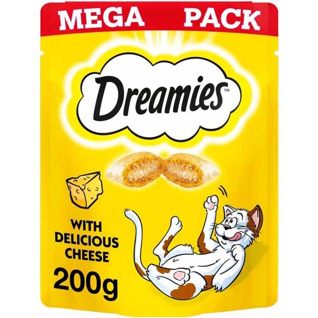 Dreamies Cat Treat Biscuits with Cheese Mega Pack 200g