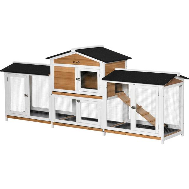 PawHut Rabbit Hutch D51-313