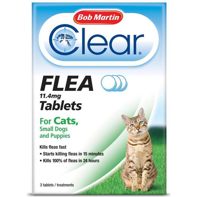 Bob Martin 3 pack Cat Flea Care Tablets - 3 x 11.4mg
