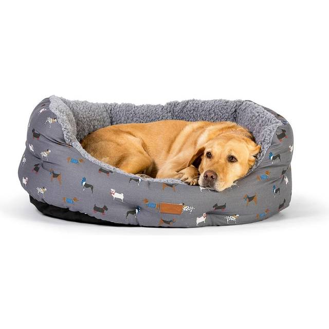 FatFace Marching Dogs Deluxe Slumber Bed - 101cm