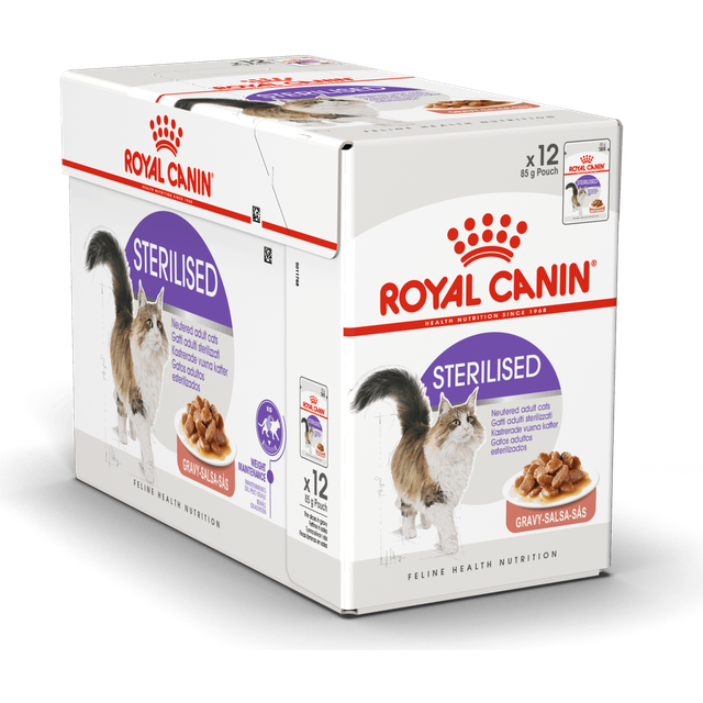 Royal Canin Sterilised i sås - 12 x 85 g