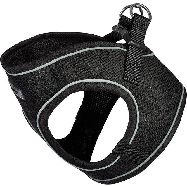 Bunty Voyage Harness Small Black and Clip-on Rope Lead Medium Black, Black