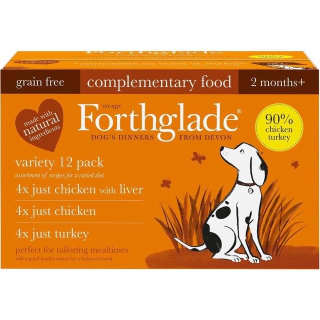 Forthglade Just 90% Grain-Free Adult Dog - Just Poultry - 12 x 395g