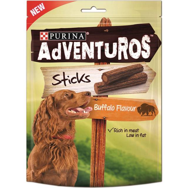 Adventuros Sticks Dog Treats Buffalo Flavour 120g