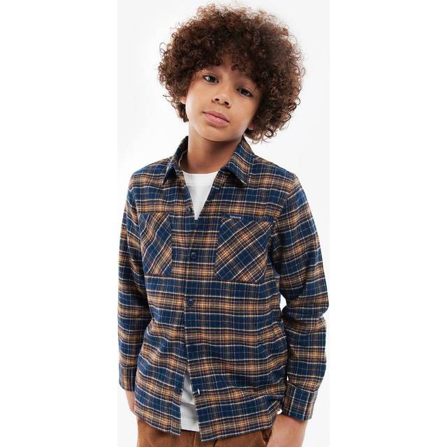 Barbour Boys Alderton Shirt - Navy