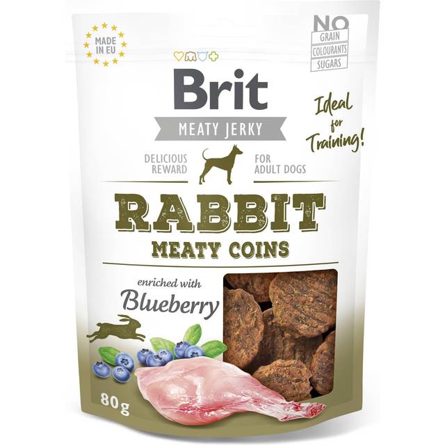 Brit Care Meaty Jerky Coins Rabbit 80 g