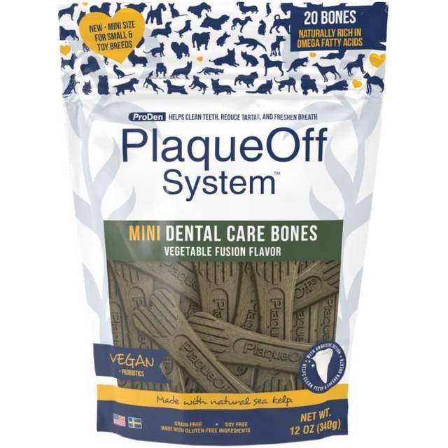 Proden 51837175 12 oz Dog Mini Dental Care Bones Vegetable Fusion