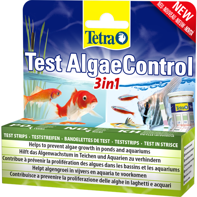 Tetra Algae Control 3in1 Pond & Aquarium Water Test Kit (25pk)