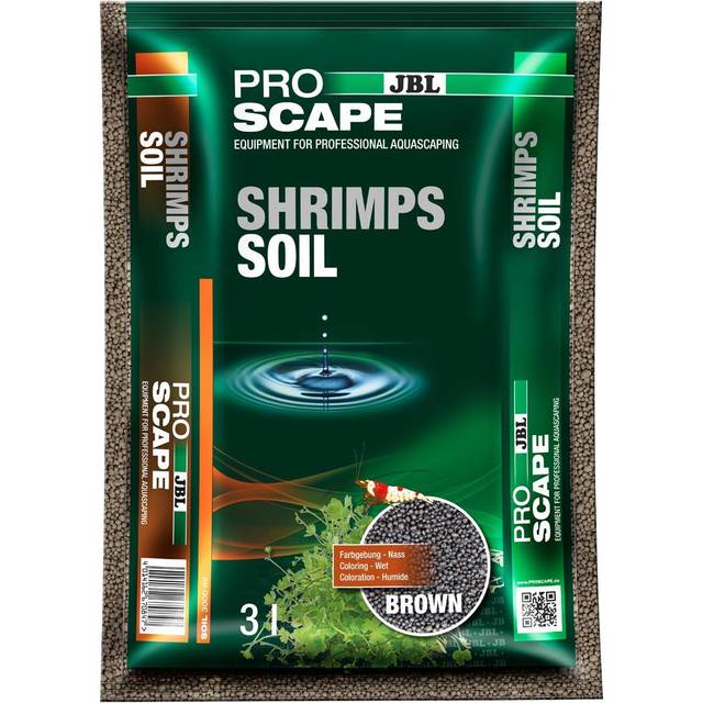 Akvariegrus ProScape ShrimpsSoil Brun JBL 3 l
