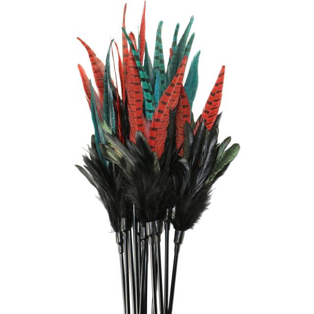 Mystic Long Feather kattvippa - 1 st - Svart