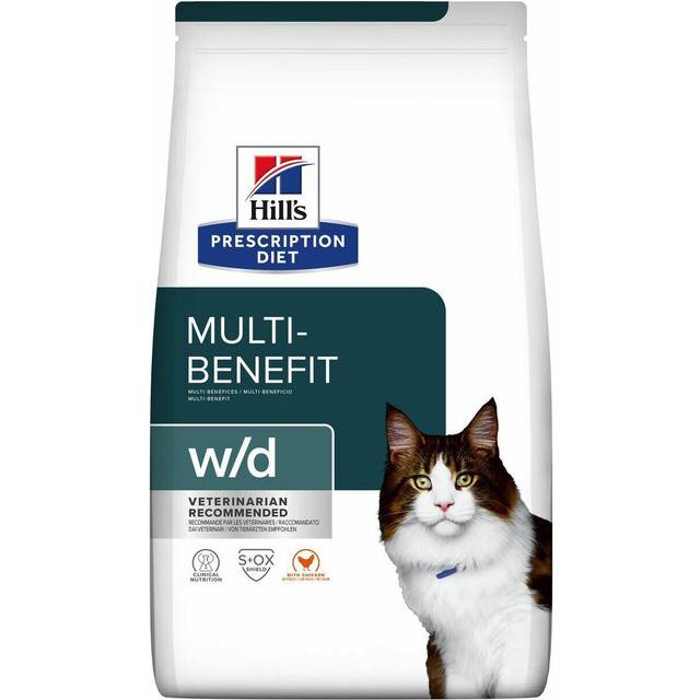 Prescription Diet w/d Multi-Benefit Torrfoder till Katt med Kyckling - 3 kg