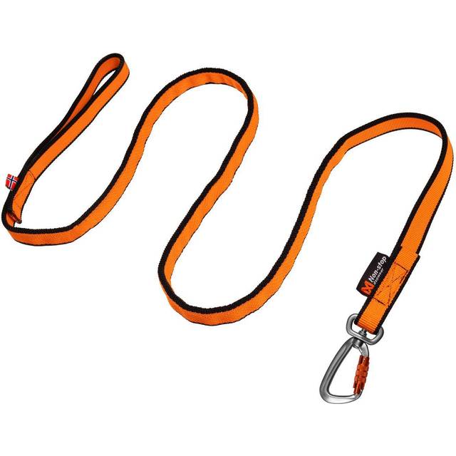 Non-stop Dogwear Bungee Leash Black/Orange, 2 M